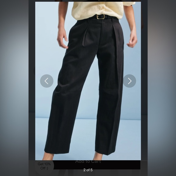 AYR Bam, Washed Black Pleated Trousers, 12 - Picture 3 of 12